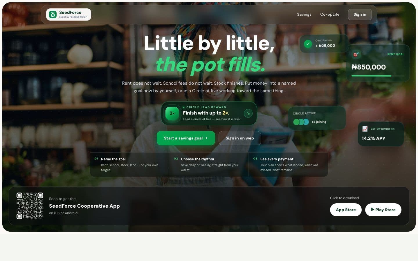 SeedForce website